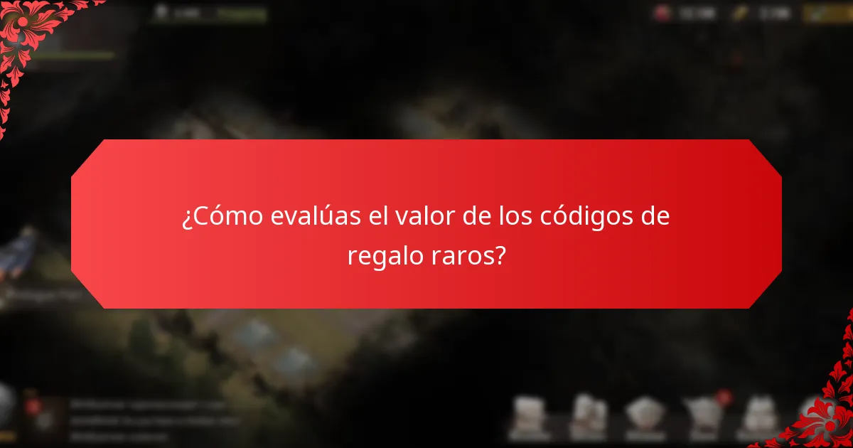 ¿Cómo puedes adquirir códigos de regalo raros?