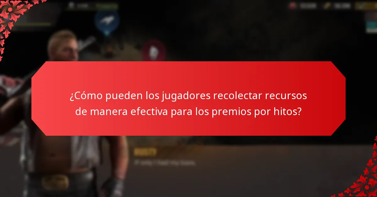 ¿Qué tipos de recursos están disponibles en los premios por hitos de recursos?