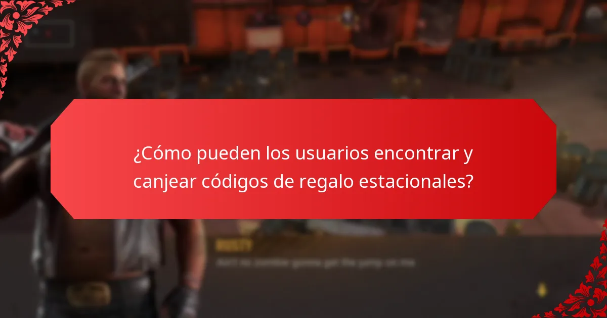 ¿Qué tipos de códigos de regalo estacionales están disponibles?