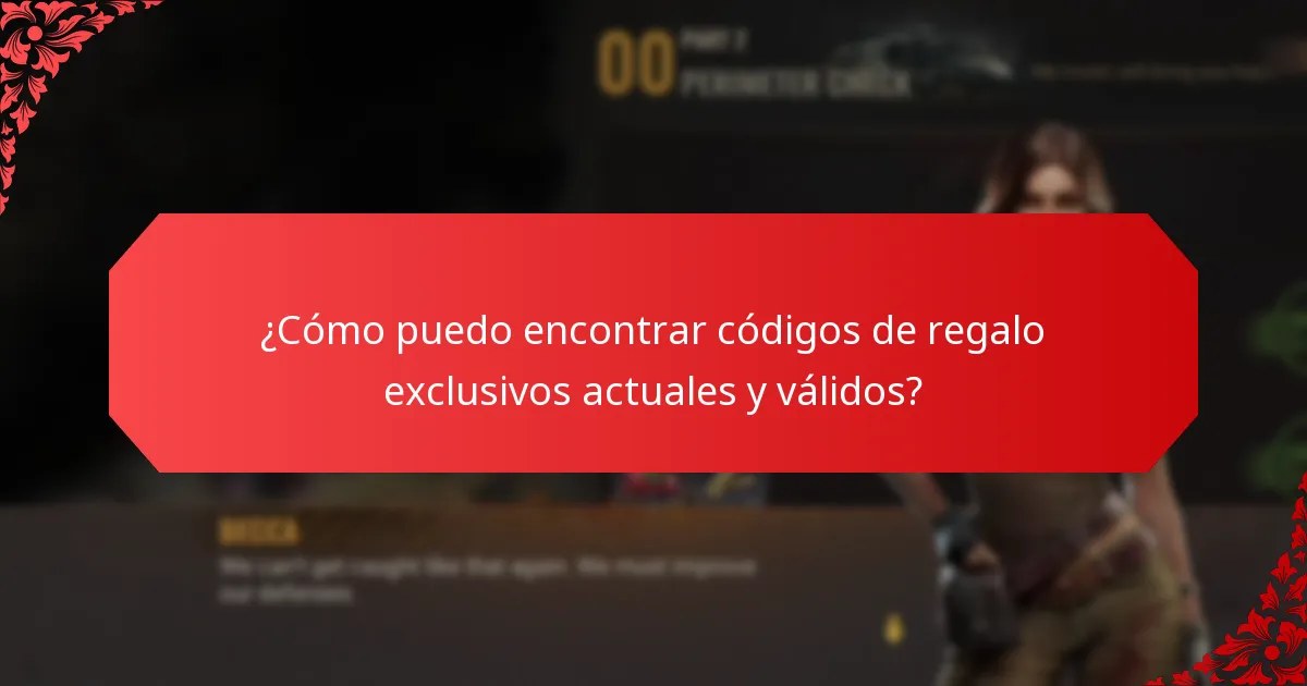 ¿Cómo canjeo códigos de regalo exclusivos?