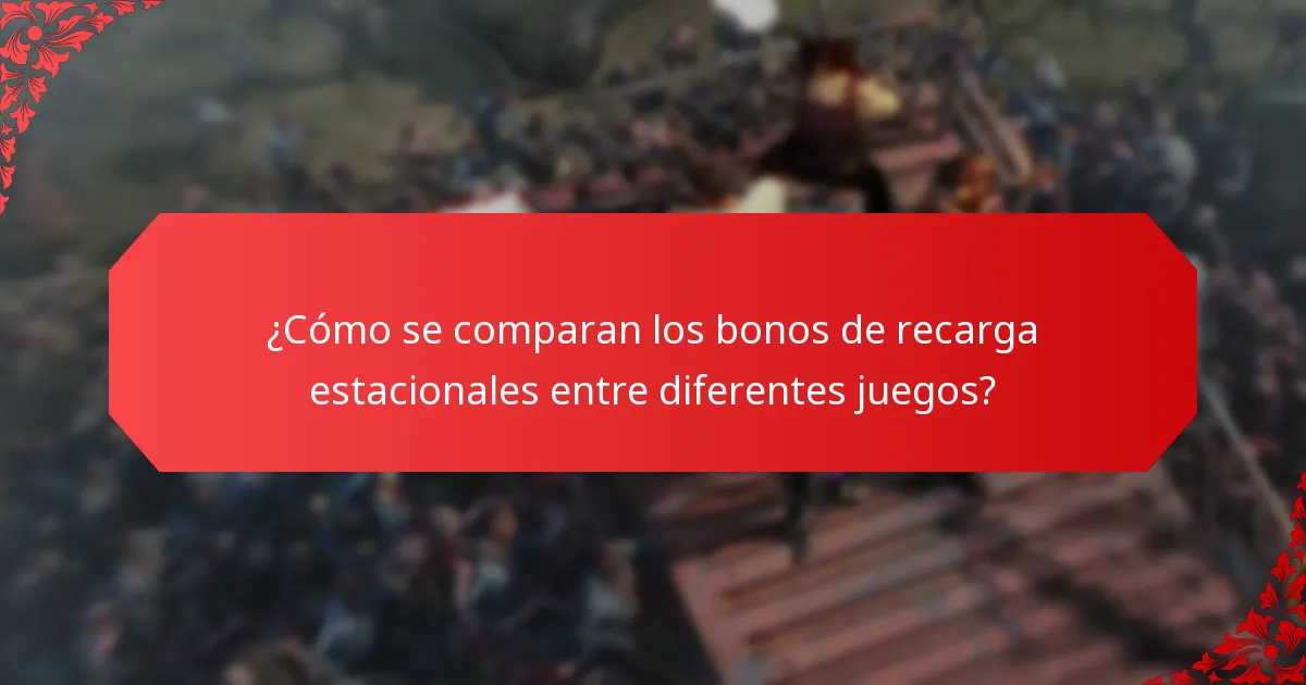 ¿Qué recompensas pueden esperar los jugadores de los eventos estacionales?