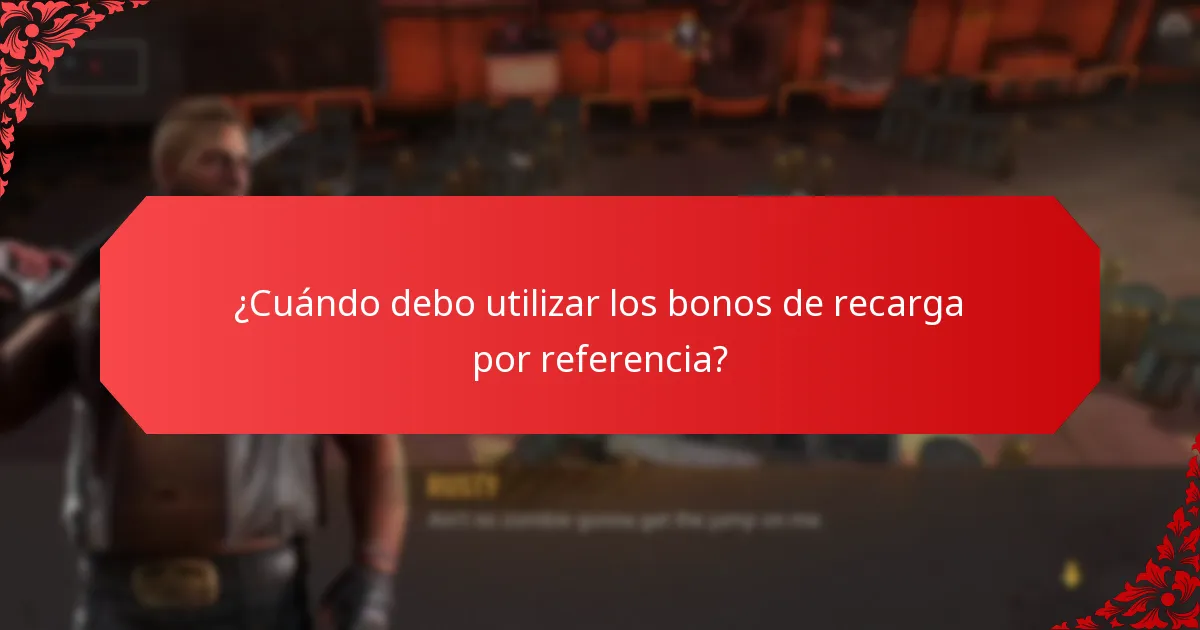 ¿Dónde puedo encontrar bonos de recarga por referencia?