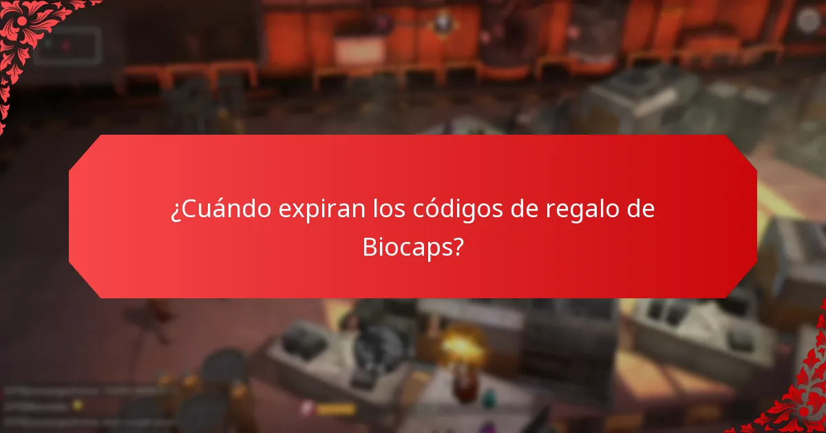¿Cuáles son los límites de uso para los códigos de regalo de Biocaps?
