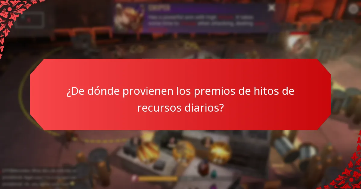 ¿Cómo afectan los premios de hitos de recursos diarios el compromiso del jugador?
