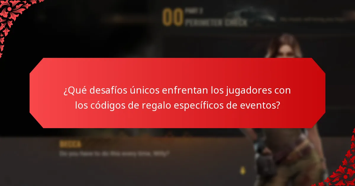 ¿Qué beneficios pueden obtener los jugadores de los códigos de regalo específicos de eventos?