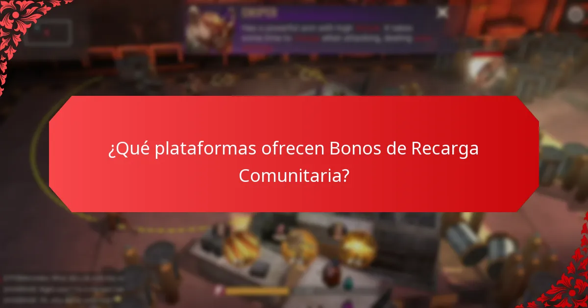 ¿Cuáles son los desafíos en la implementación de Bonos de Recarga Comunitaria?