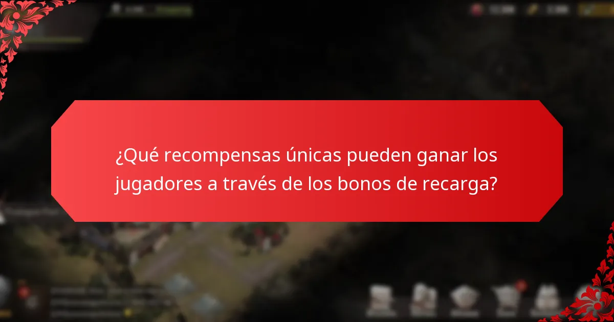 ¿Cuáles son los términos y condiciones asociados con los bonos de recarga?