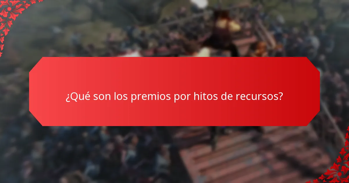 ¿Cómo se comparan los premios por hitos de recursos en diferentes juegos?